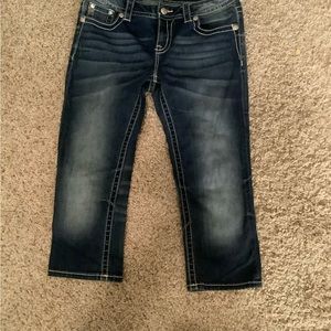 Miss Me Signature Cuffed Capri